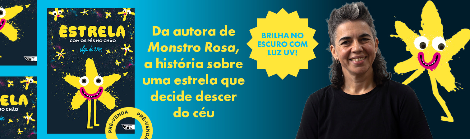 estrela com os pés no chão