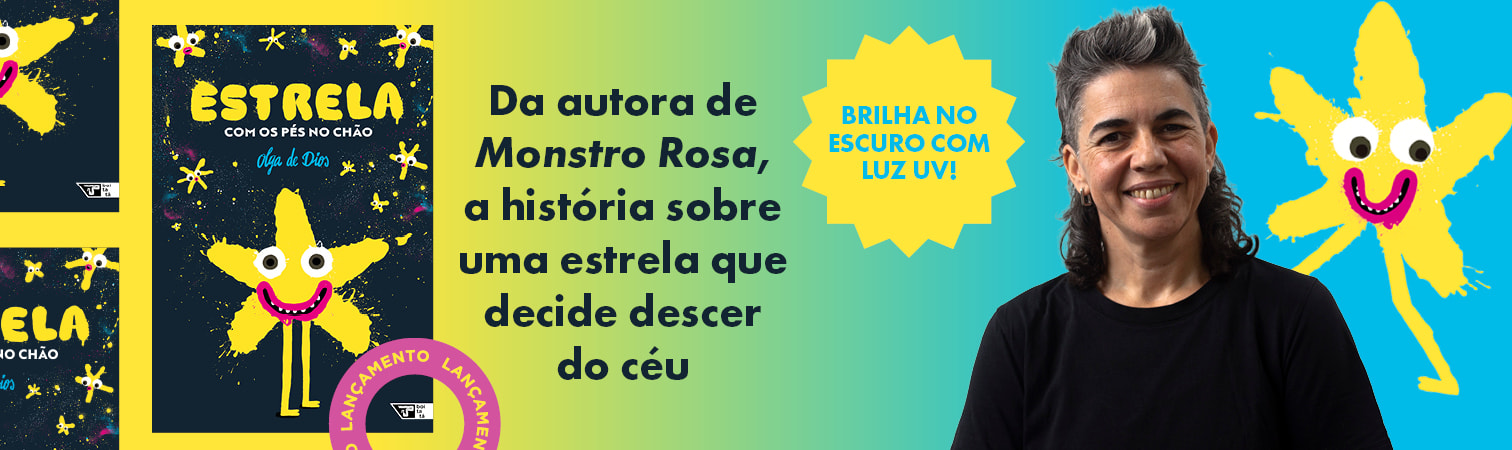 estrela com os pés no chão